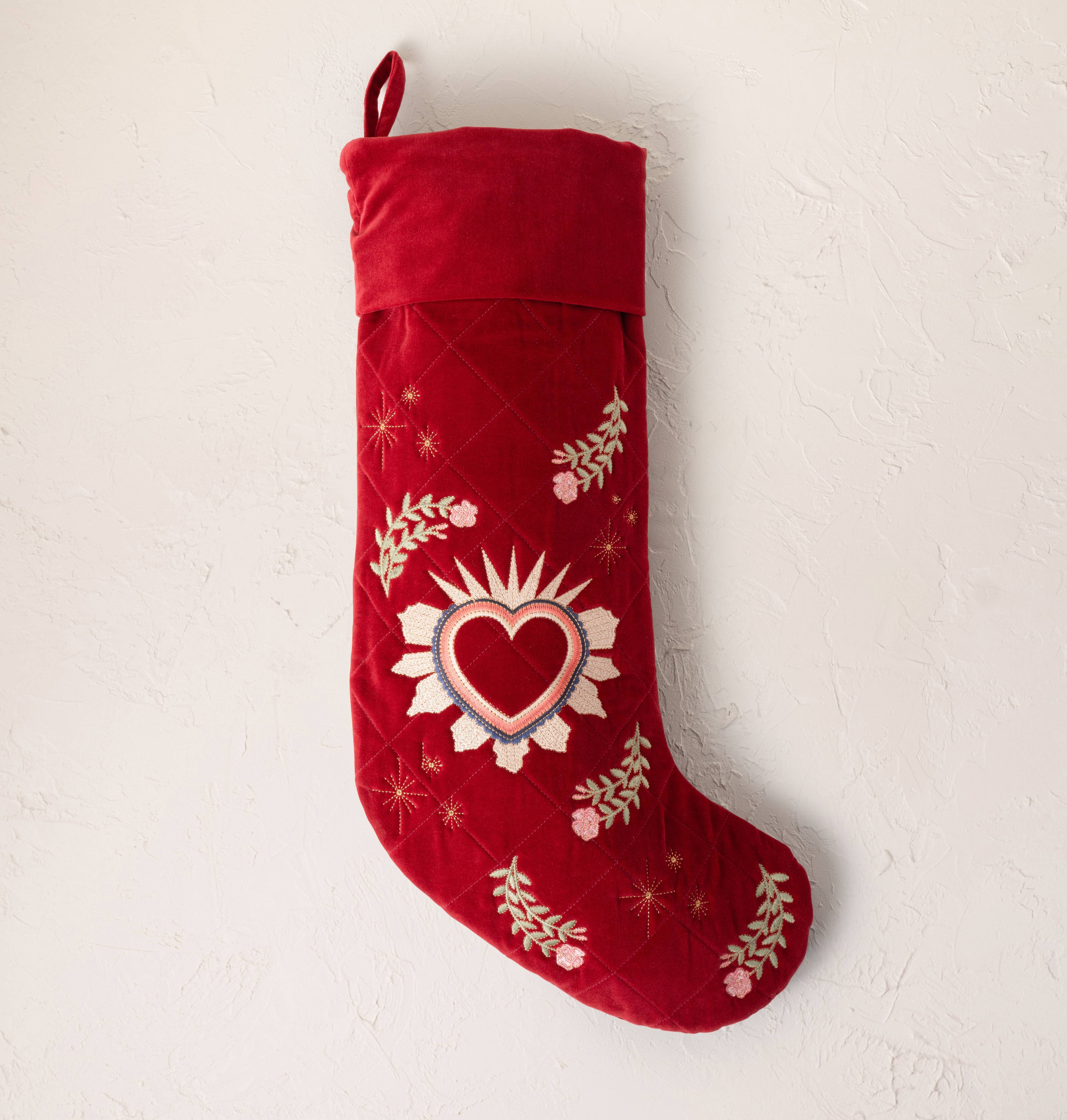 Elizabeth Scarlett Enchanted Heart Stocking