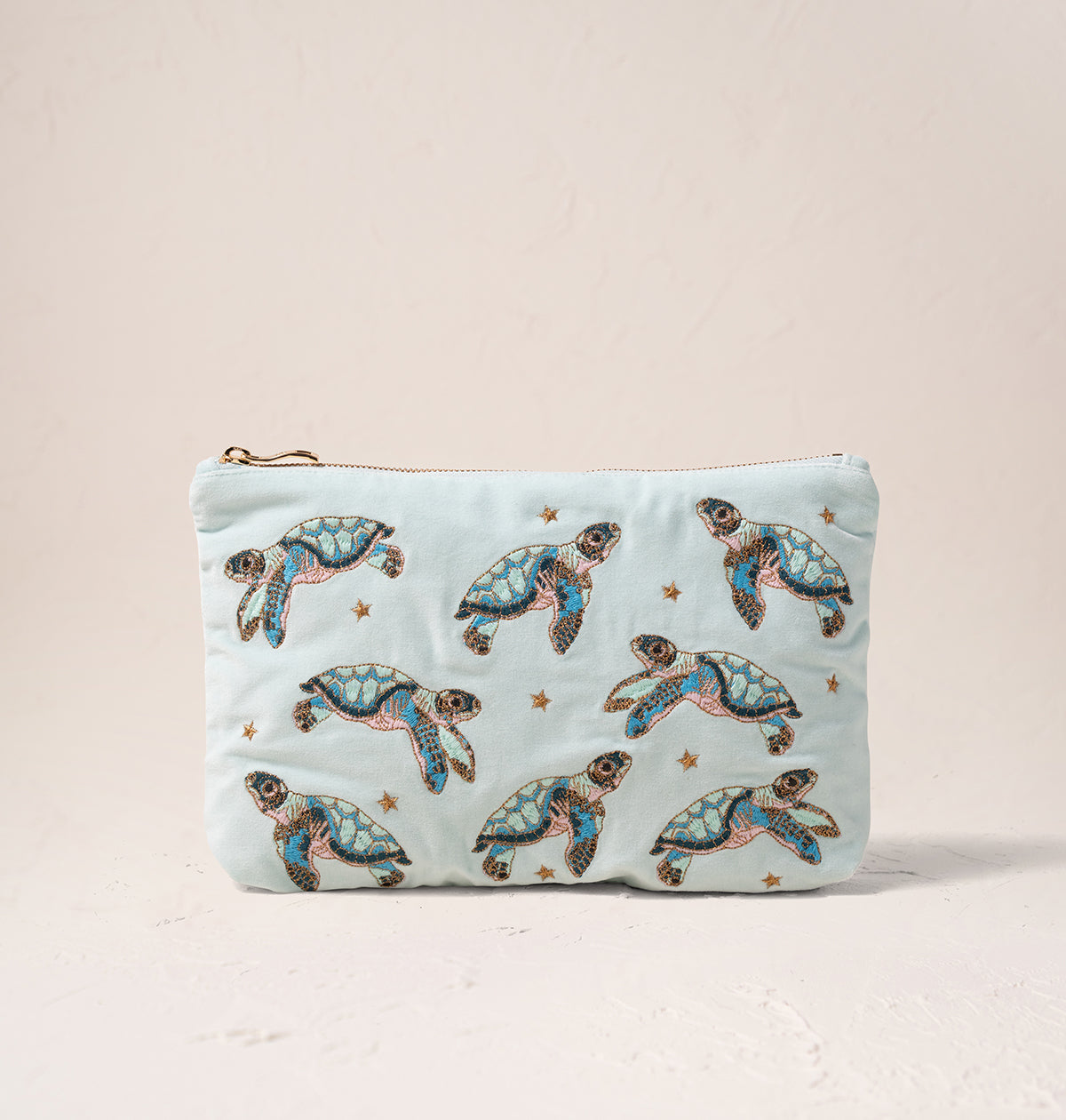 Elizabeth Scarlett Baby Turtle Ice Blue Everyday Pouch