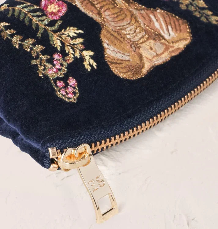 Elizabeth Scarlett - Botanical Elephant Velvet Coin Purse