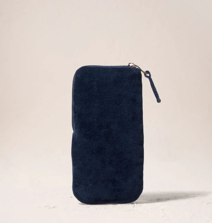 Elizabeth Scarlett - Botanical Elephant Velvet Glasses Case