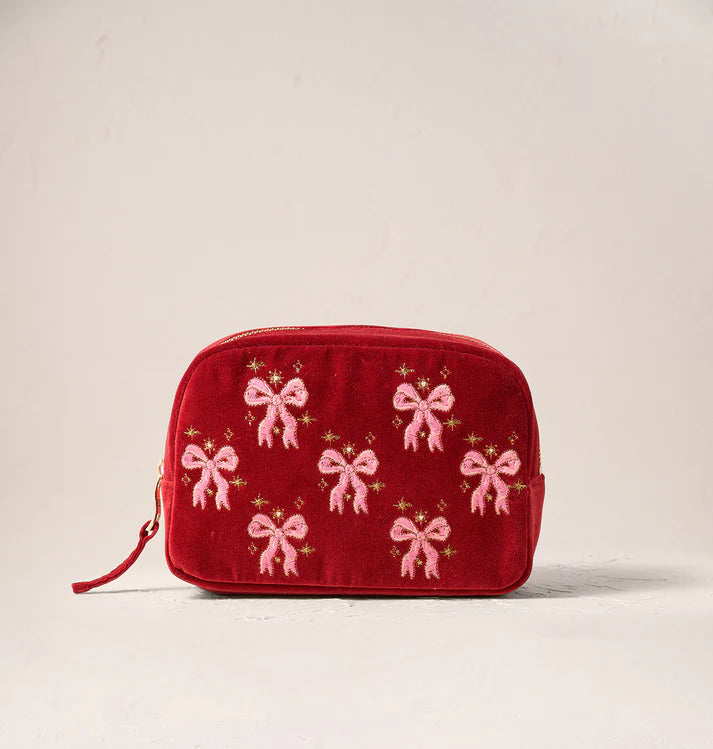 Elizabeth Scarlett Dazzling Bows Makeup Bag