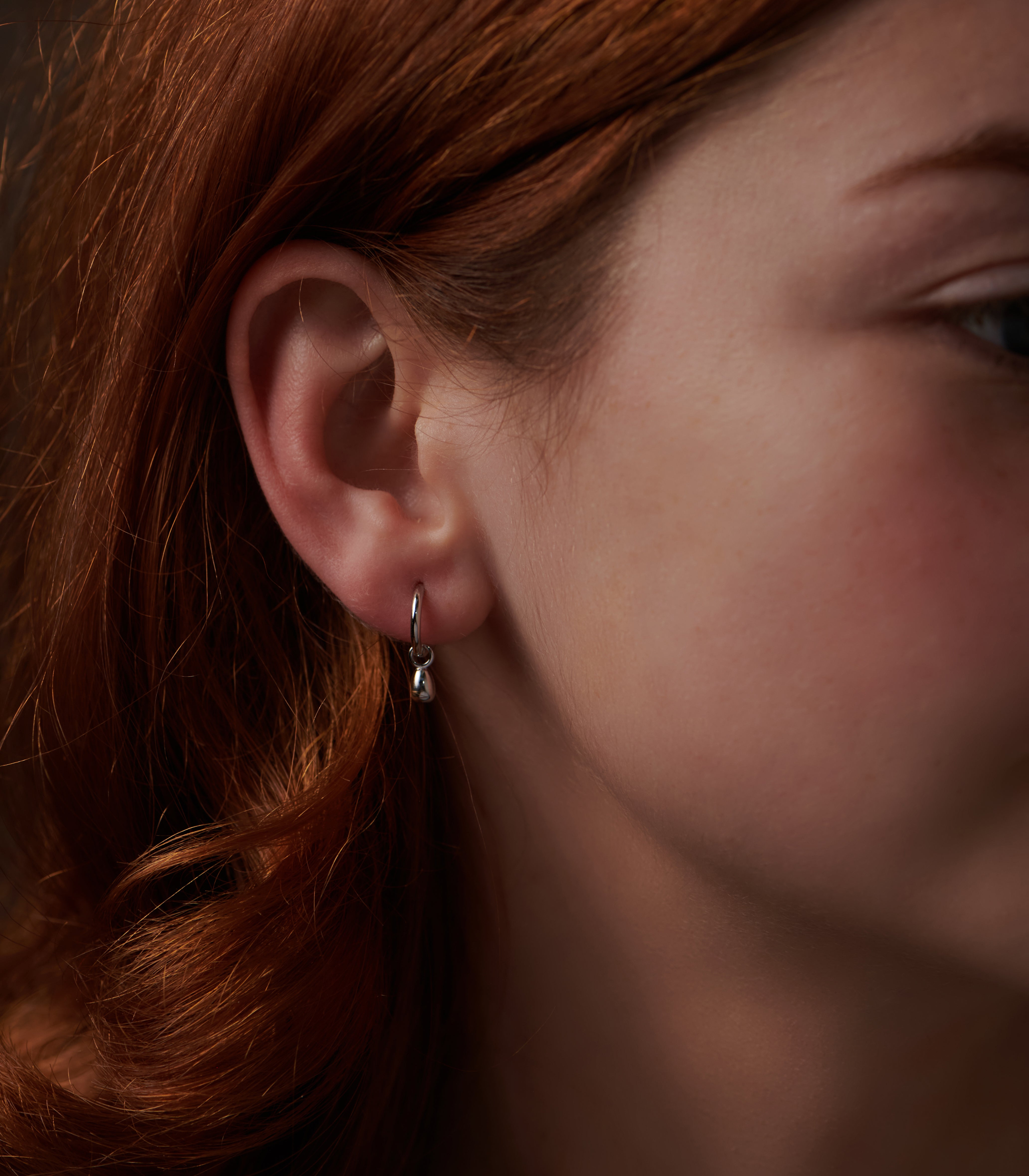 Teardrop Hoop Earrings