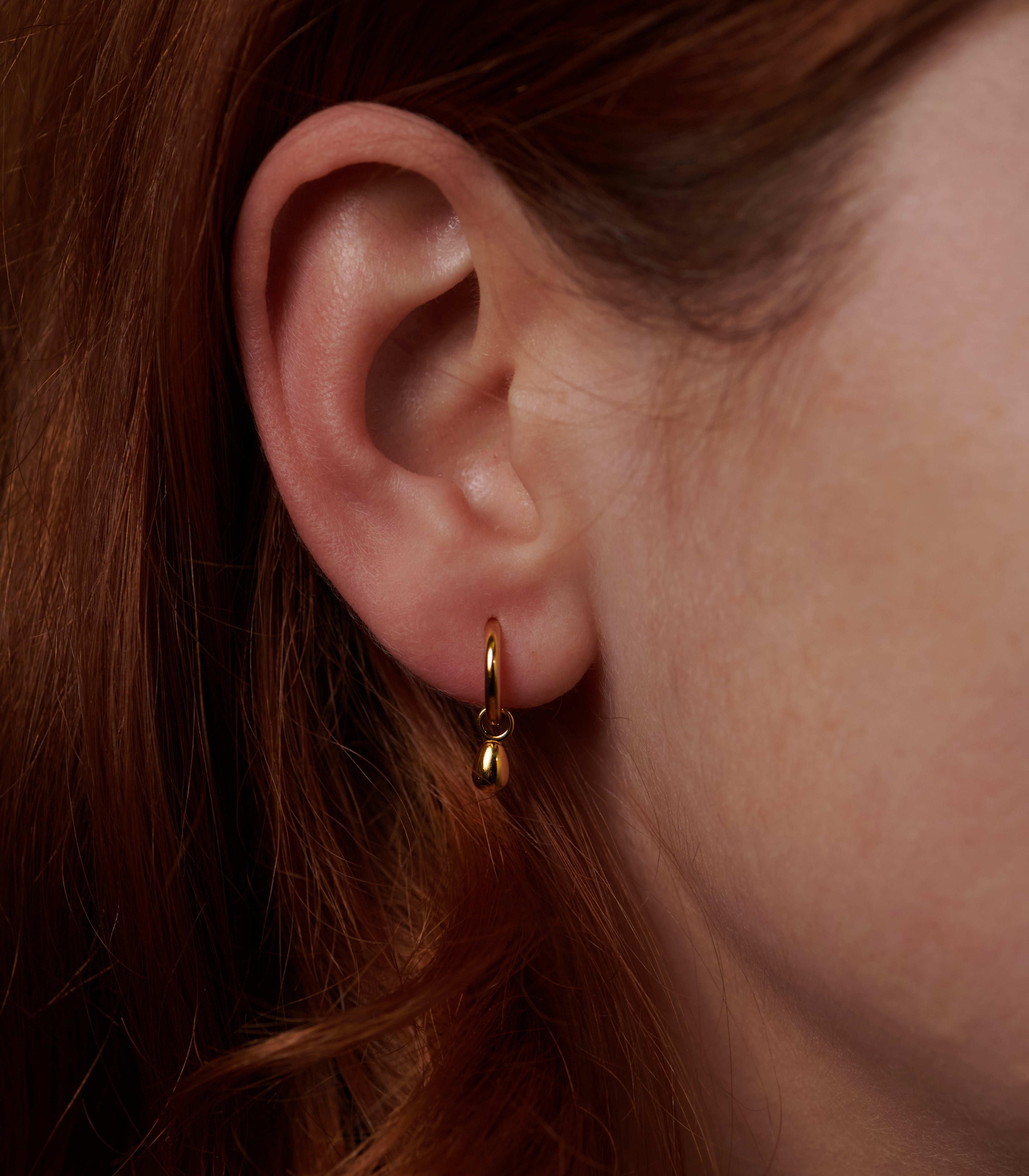 Teardrop Hoop Earrings