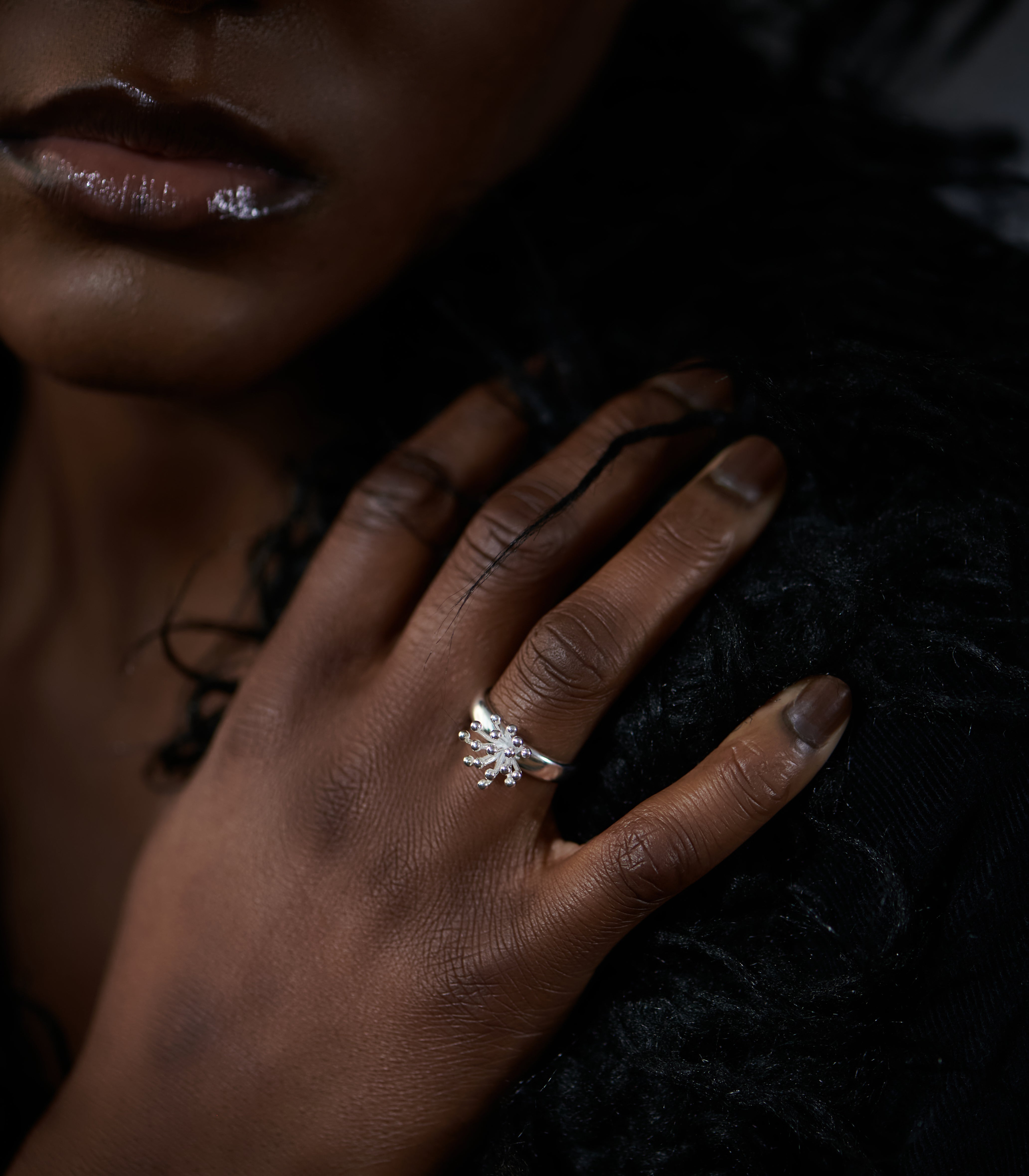 Heather Bloom Mini Ring