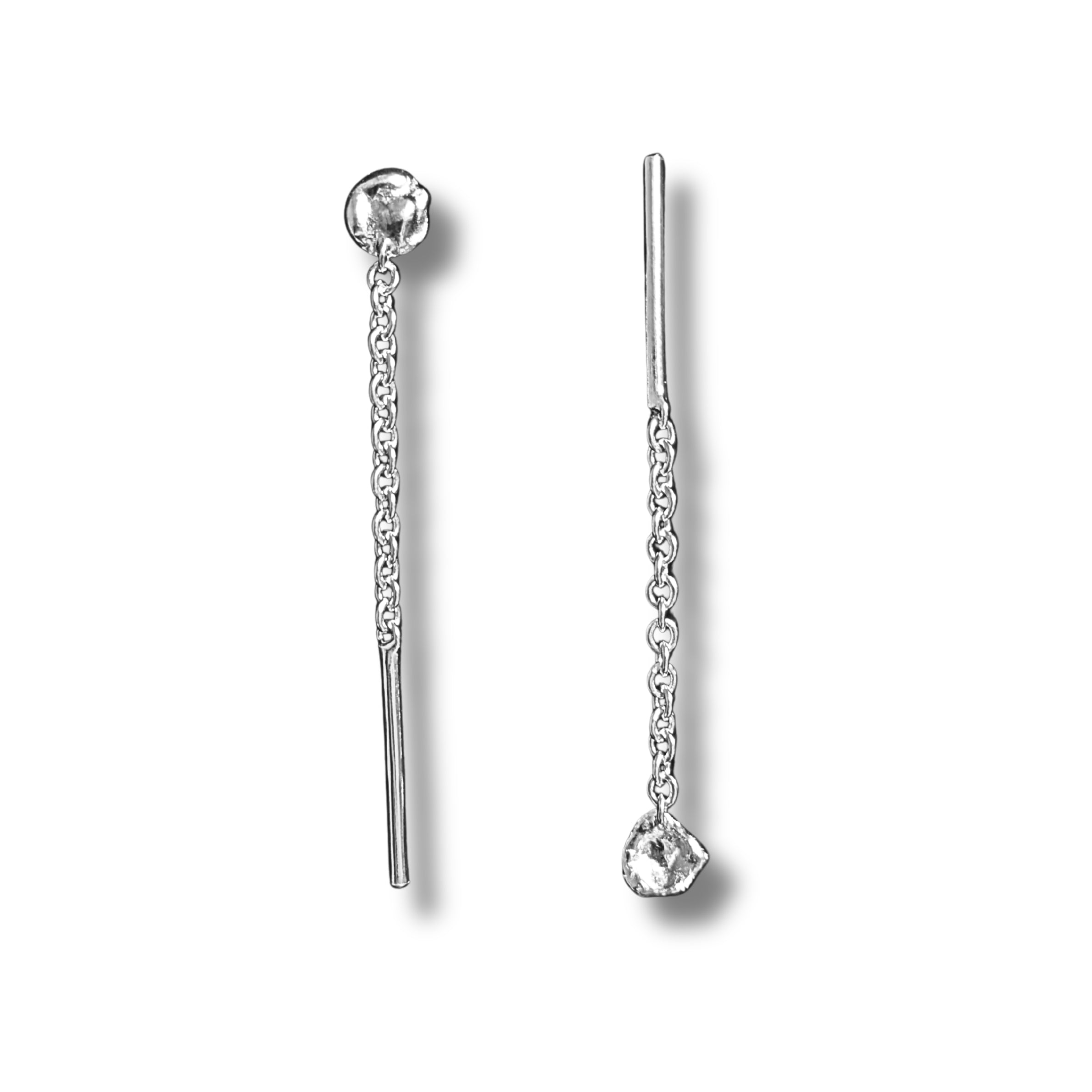 Long Molten Earrings