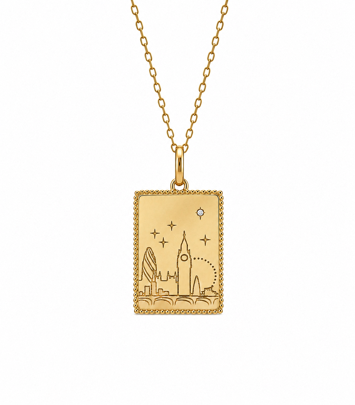 From London With Love Postcard Necklace