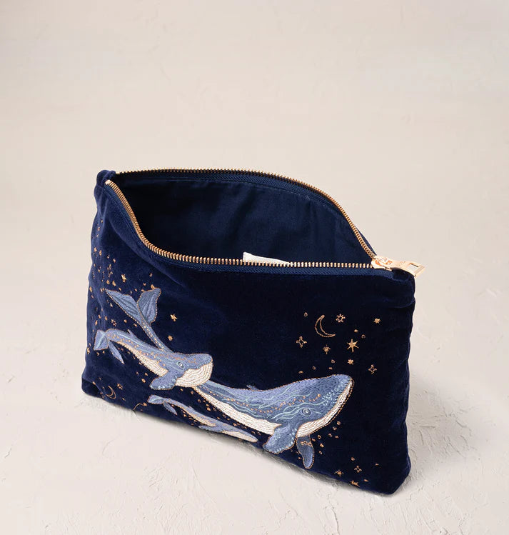 Elizabeth Scarlett Mystical Whale Everyday Pouch
