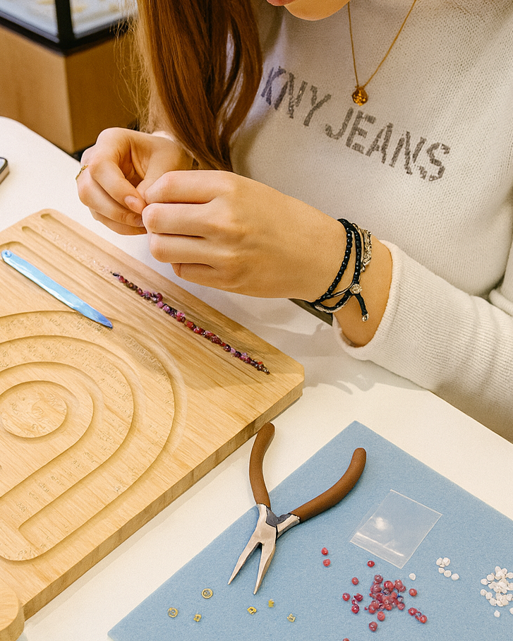 Rainbow Gemstone Bead Jewellery Workshop