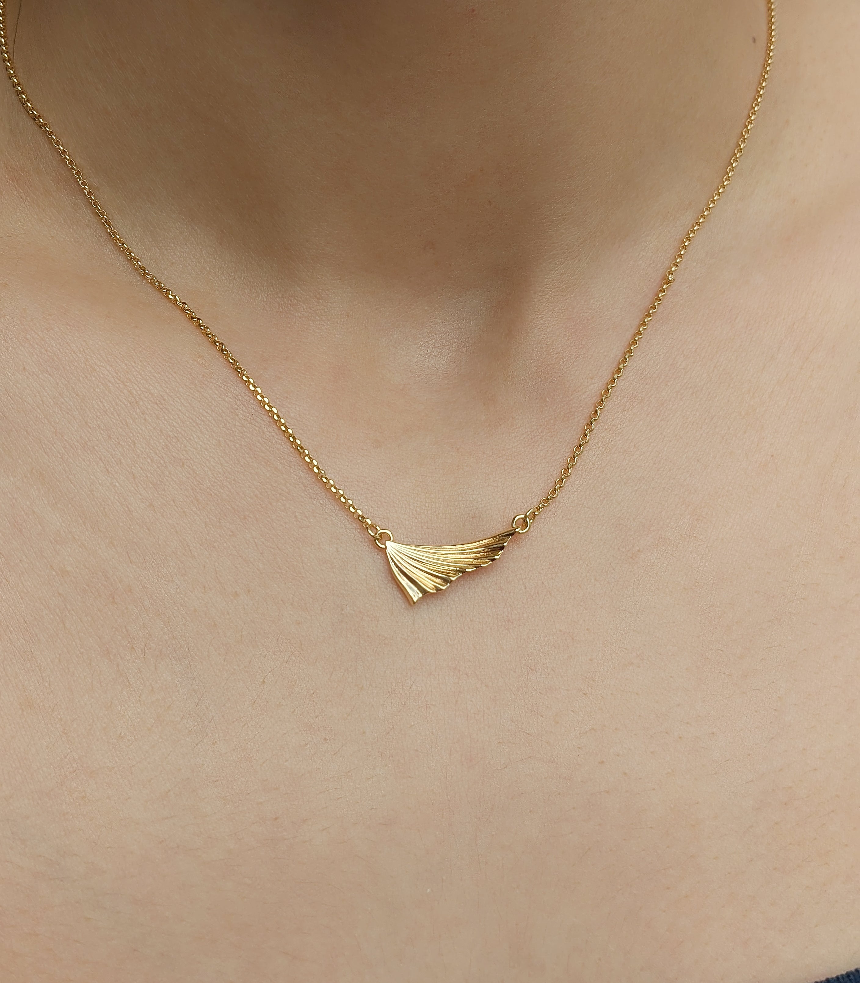 Selkie Fish Fin Mini Necklace