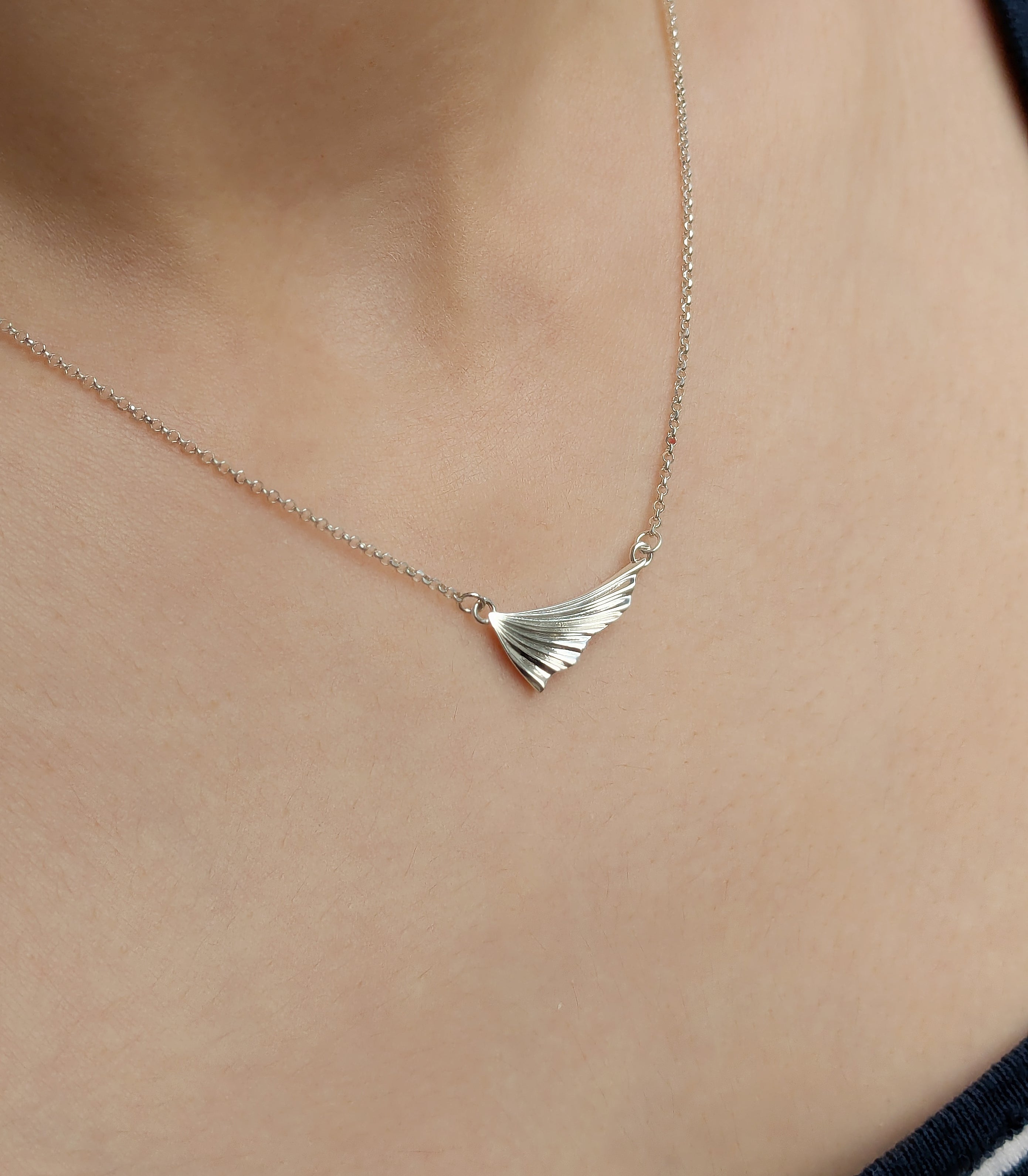 Selkie Fish Fin Mini Necklace