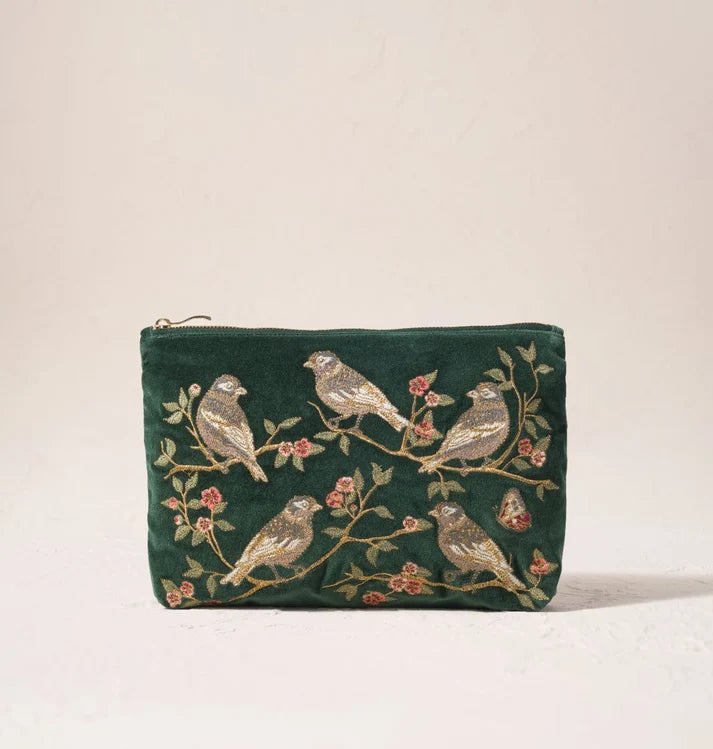 Elizabeth Scarlett Songbirds Secret Garden Everyday Pouch