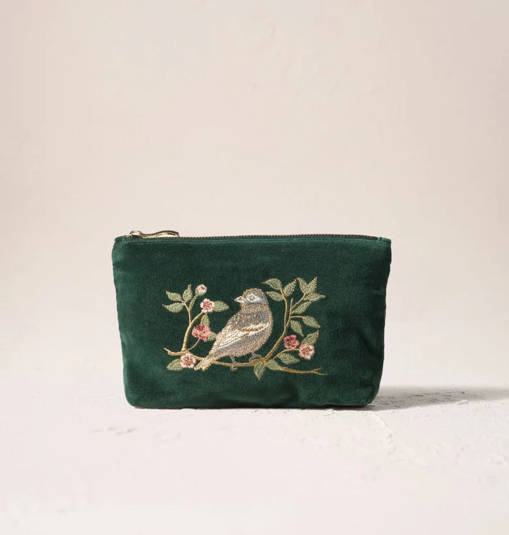 Elizabeth Scarlett Songbirds Secret Garden Mini Pouch