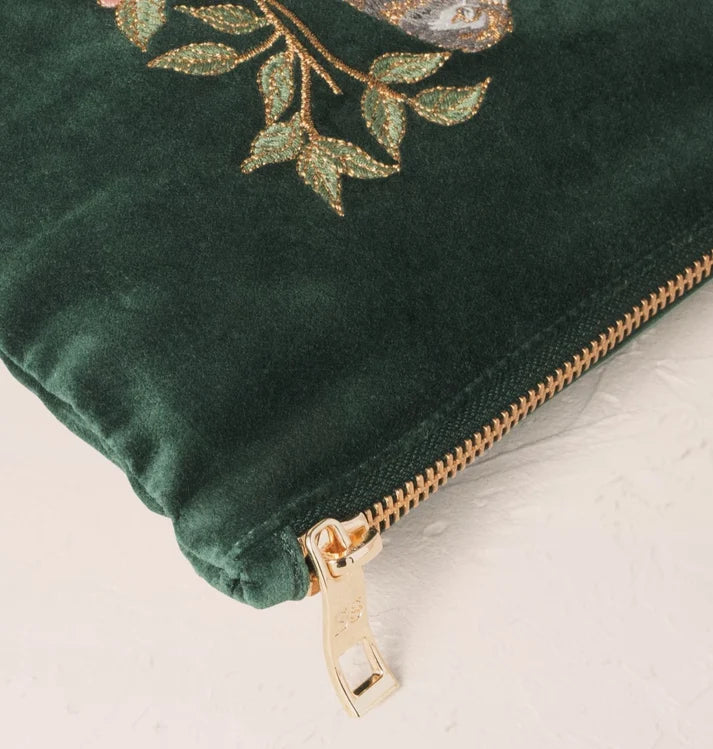 Elizabeth Scarlett Songbirds Secret Garden Mini Pouch