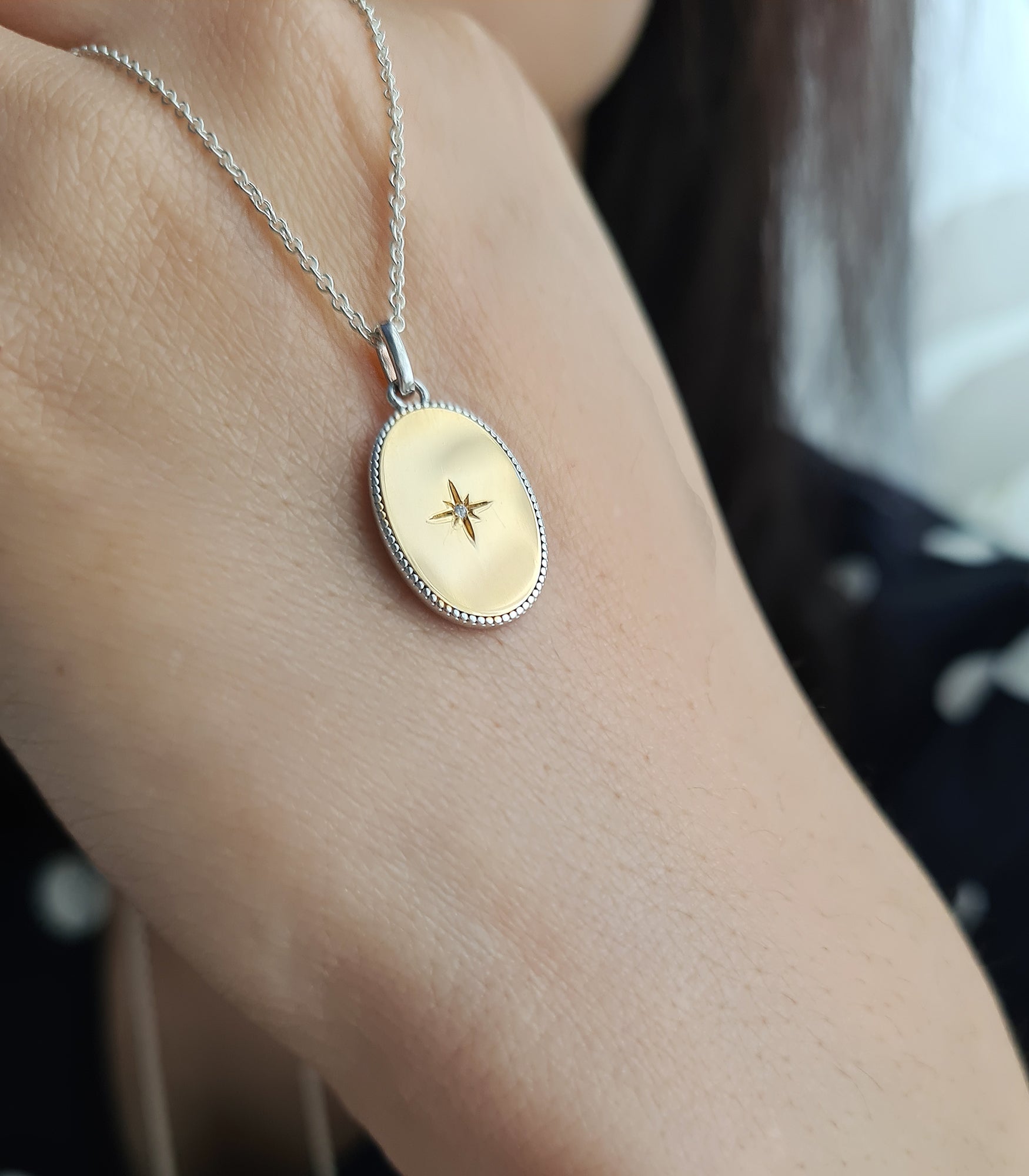 Star Shield Reversible Necklace