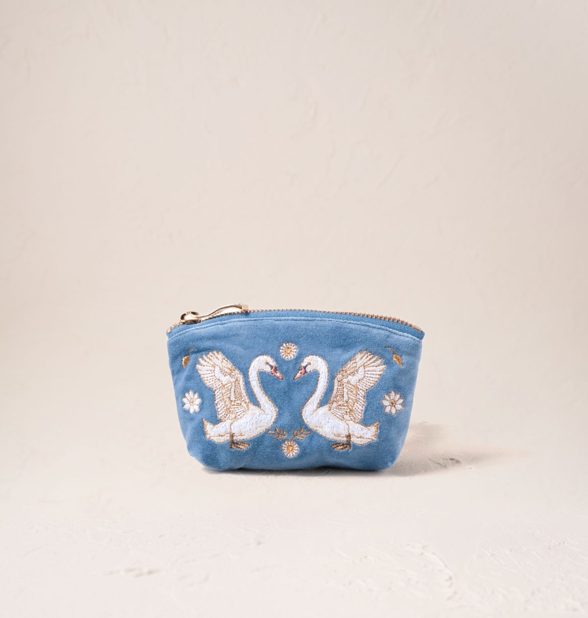 Blue Swan Garden Coin Purse