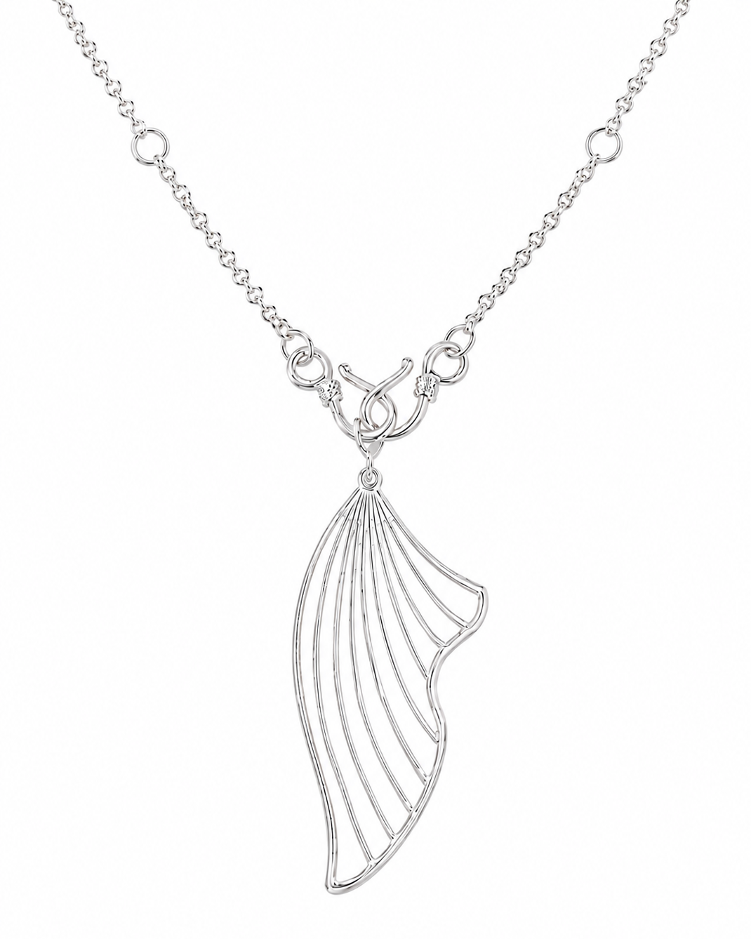Tidal Fish Fin Necklace