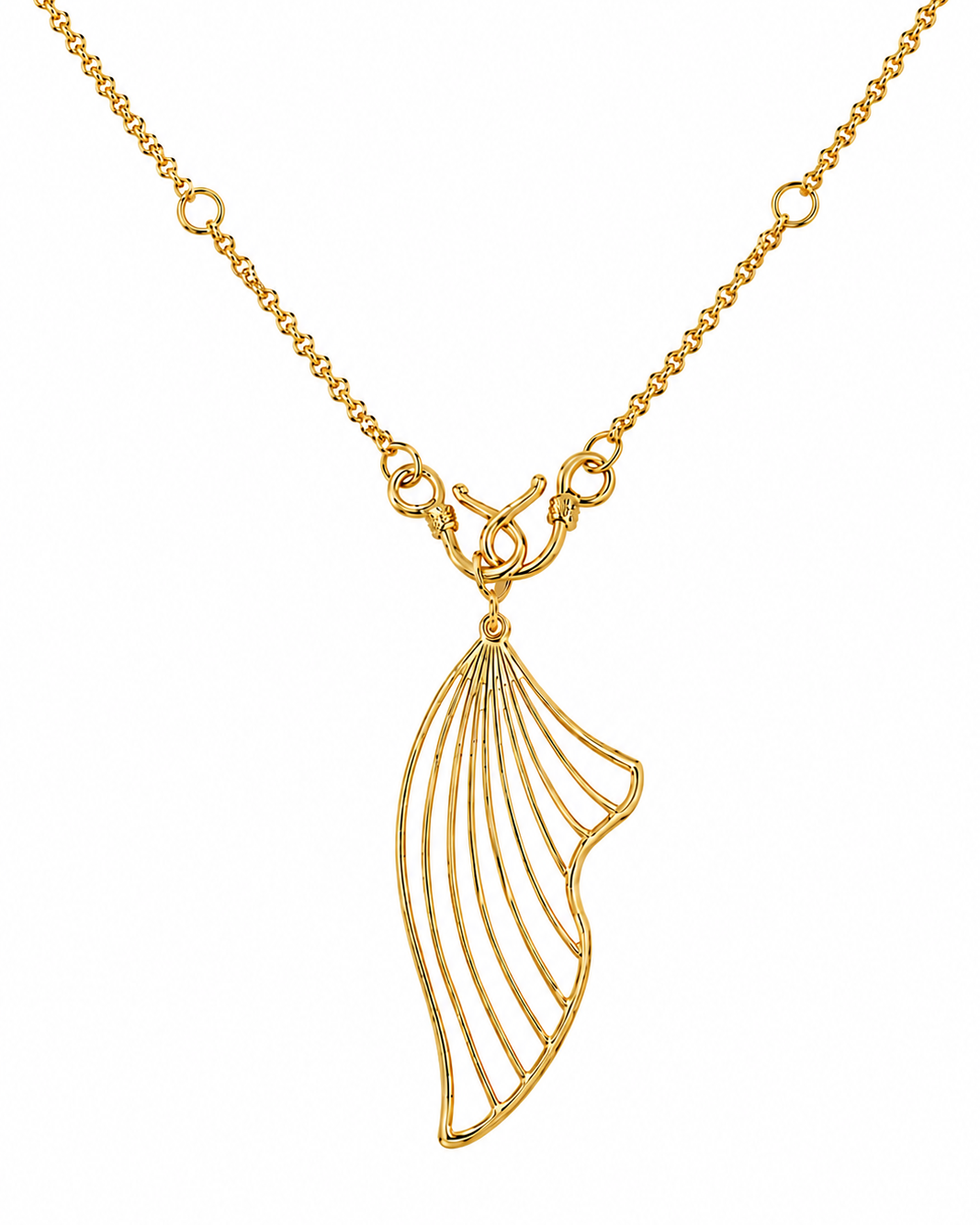 Tidal Fish Fin Necklace