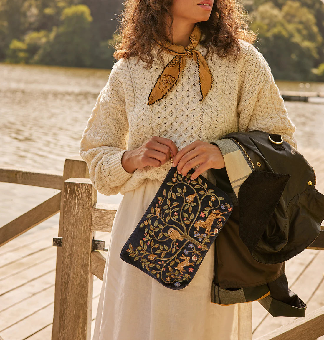 Elizabeth Scarlett Tree of Life Everyday Pouch