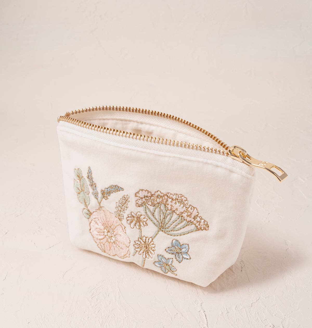 Elizabeth Scarlett Pressed Flowers Bridesmaid Coin Purse