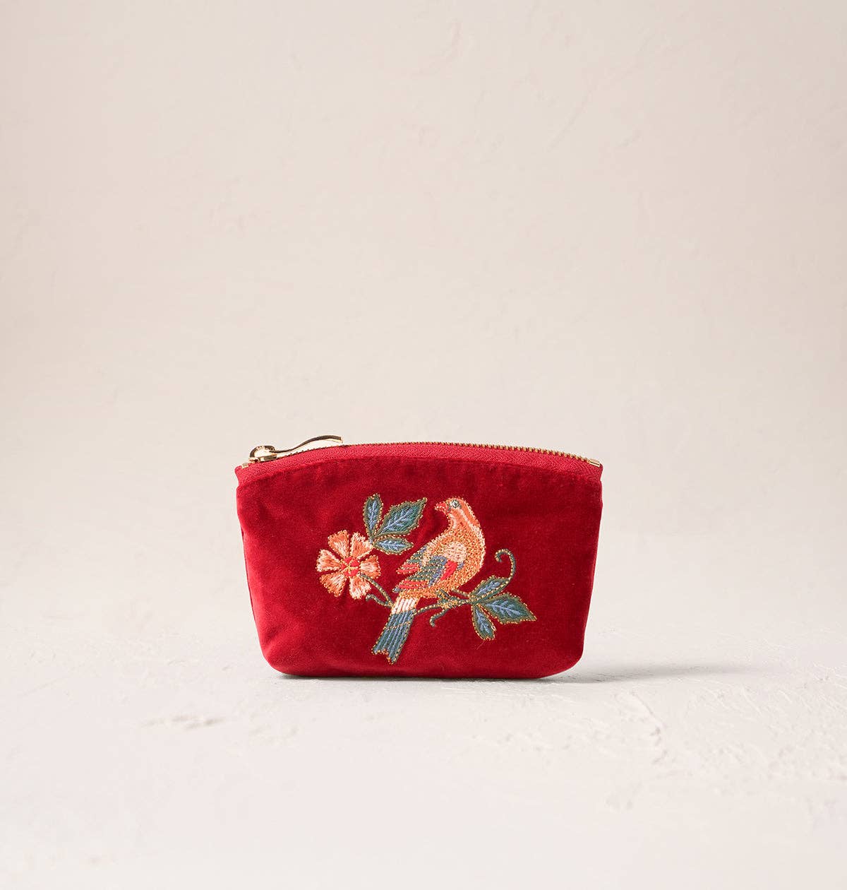 Elizabeth Scarlett Botanical Birds Coin Purse