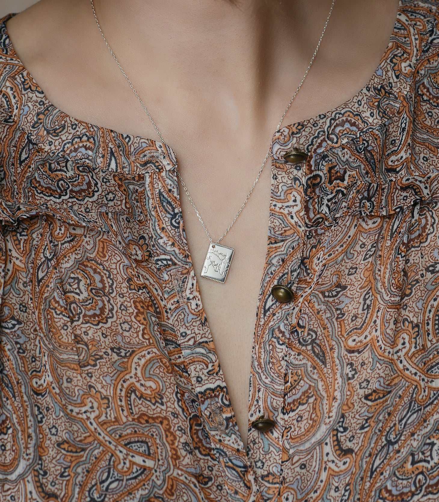 From Edinburgh Postcard Necklace