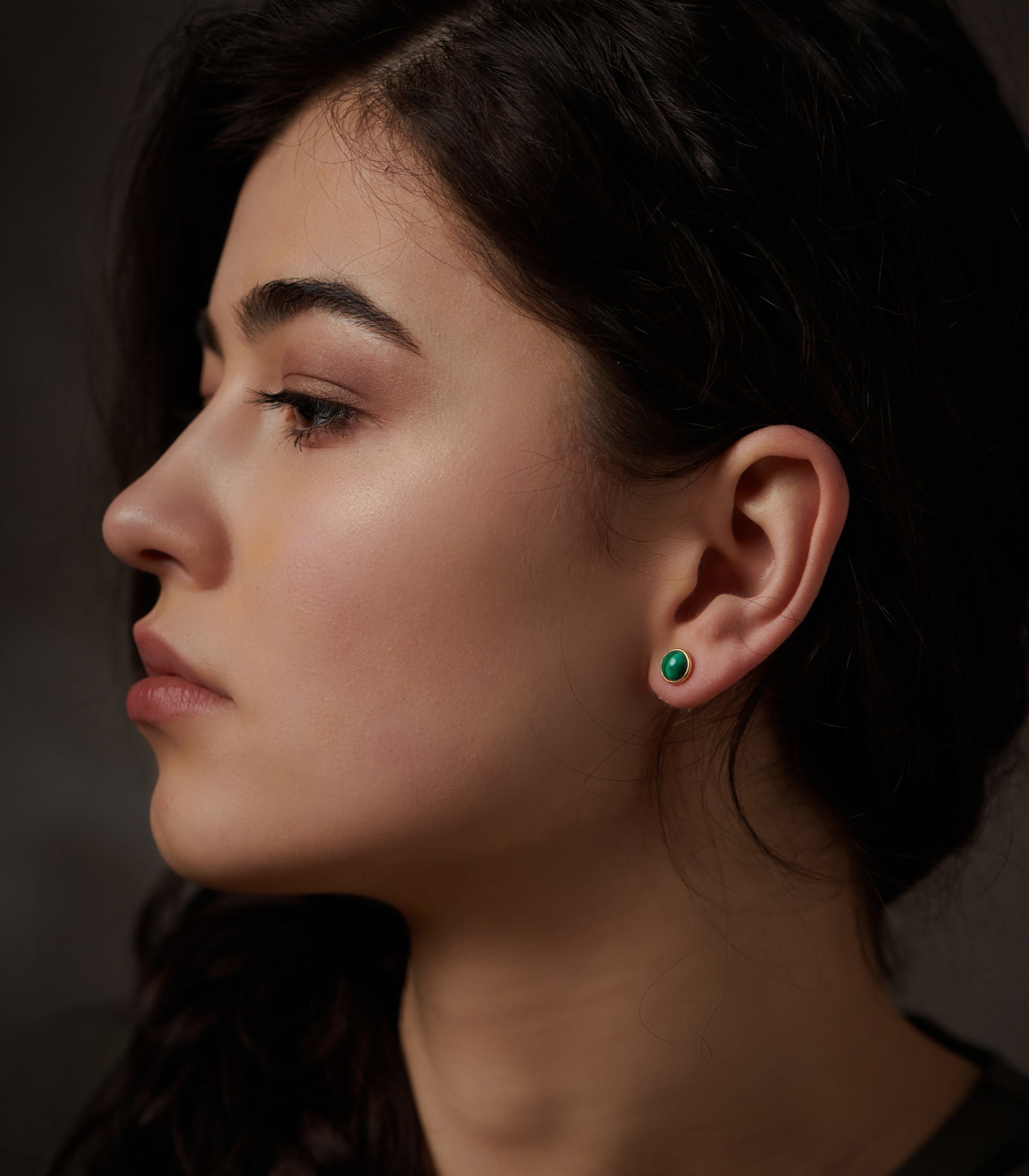 Nefet Malachite Detachable Earrings