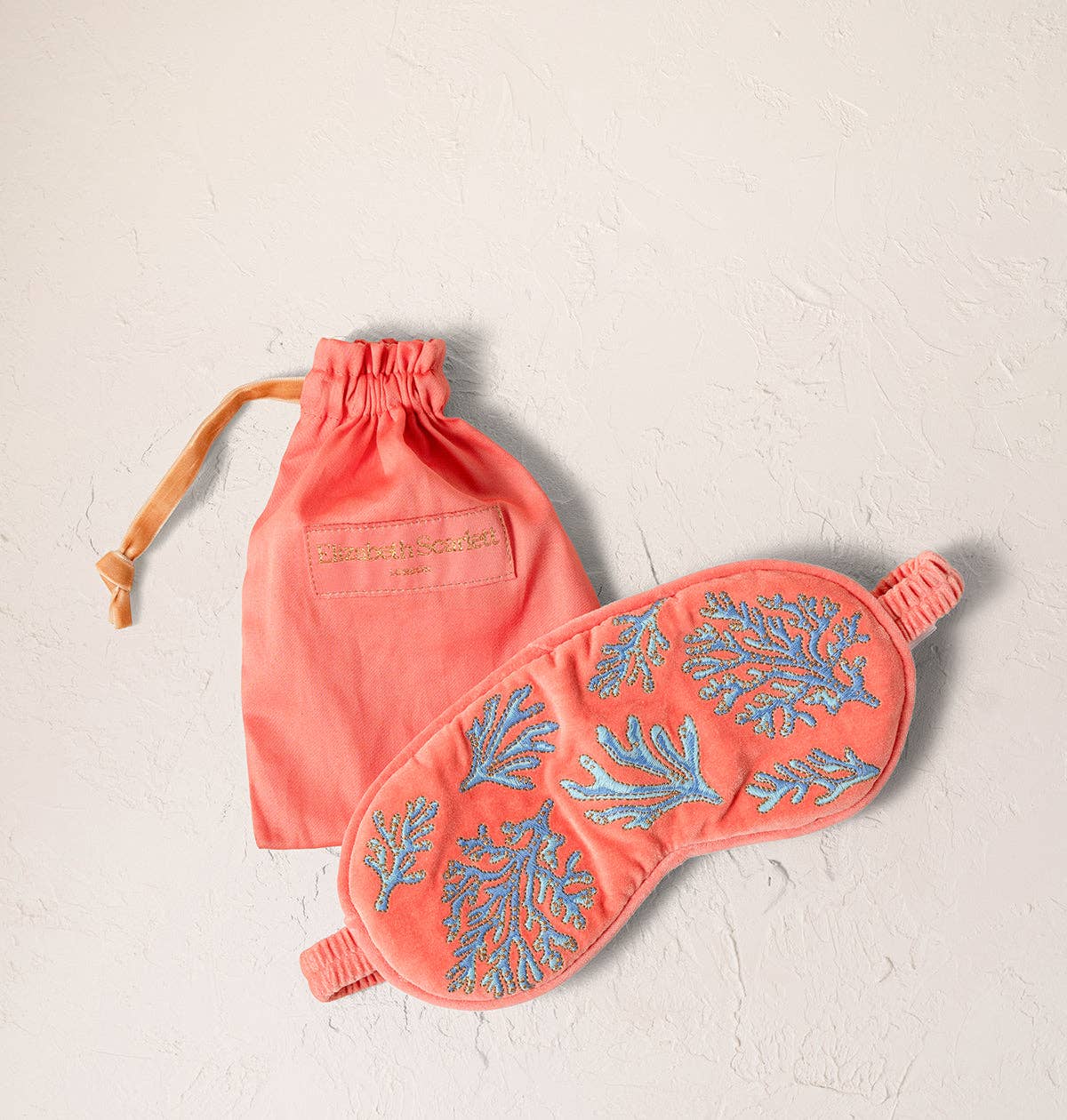 Elizabeth Scarlett Coral Eye Mask