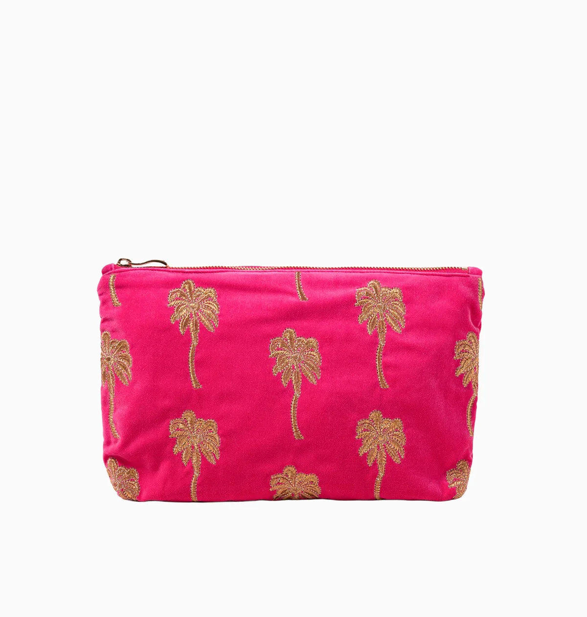 Elizabeth Scarlett Gold Palm Everyday Pouch