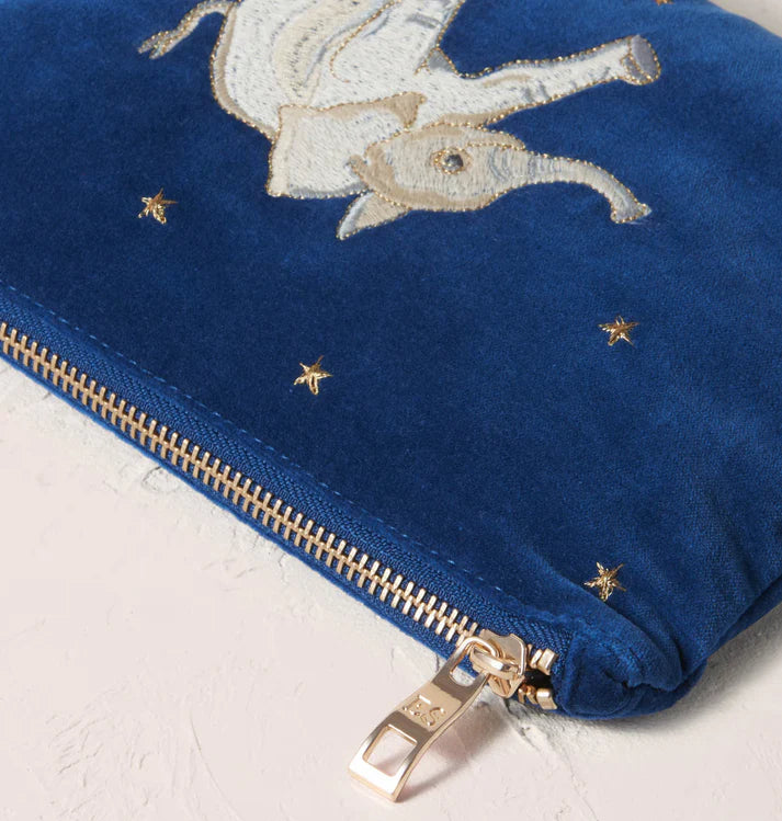 Elizabeth Scarlett Orphaned Baby Elephants Conservation Mini Pouch