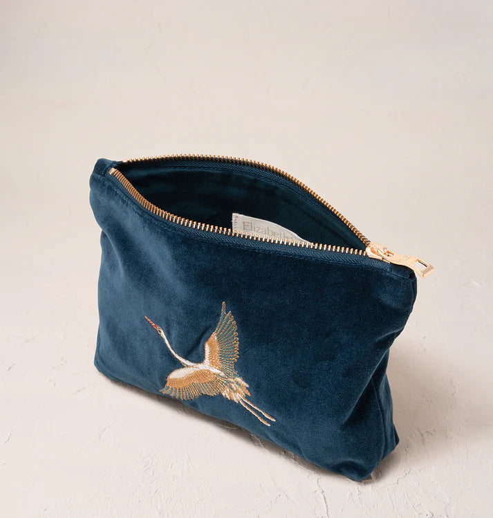 Elizabeth Scarlett Cranes Mini Pouch