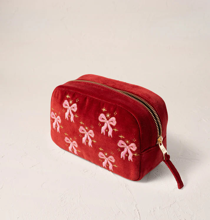 Elizabeth Scarlett Dazzling Bows Makeup Bag