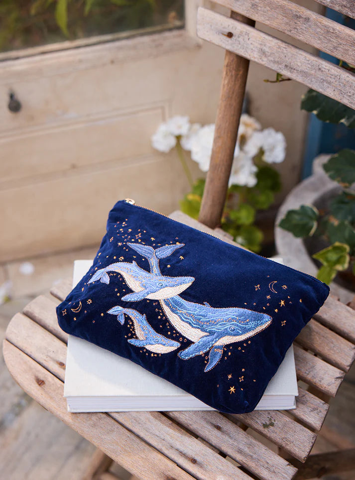 Elizabeth Scarlett Mystical Whale Everyday Pouch
