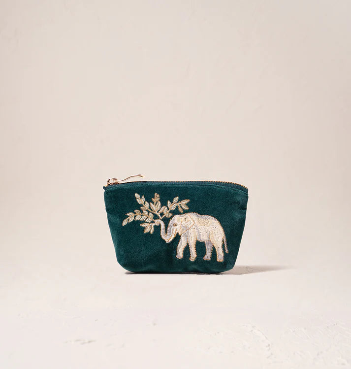 Elizabeth Scarlett Elephant Herd Coin Purse