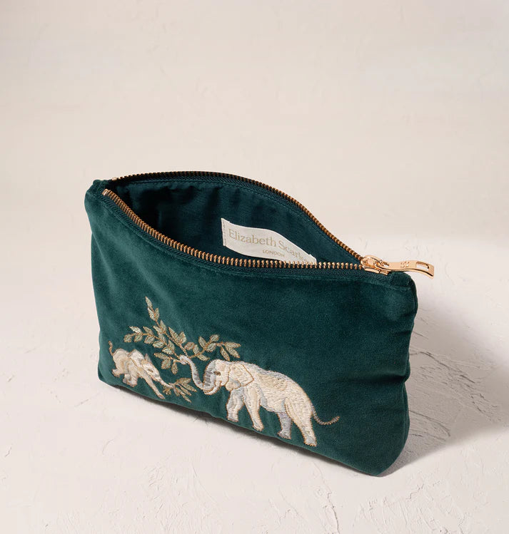 Elizabeth Scarlett Elephant Herd Mini Pouch