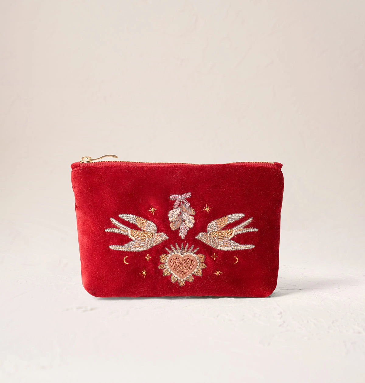 Elizabeth Scarlett Golden Trinkets Mini Pouch