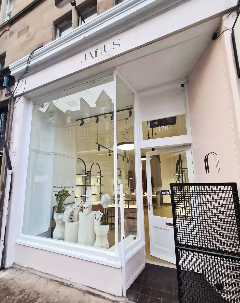The Janus Edinburgh store front in Bruntsfield, Edinburgh. 