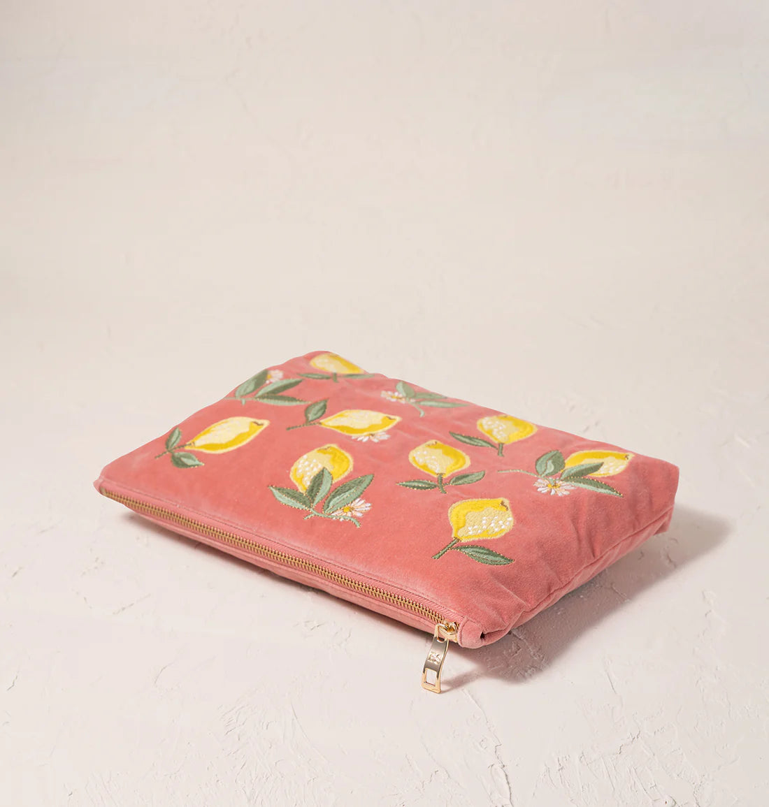 Elizabeth Scarlett Coral Lemon Everyday Pouch