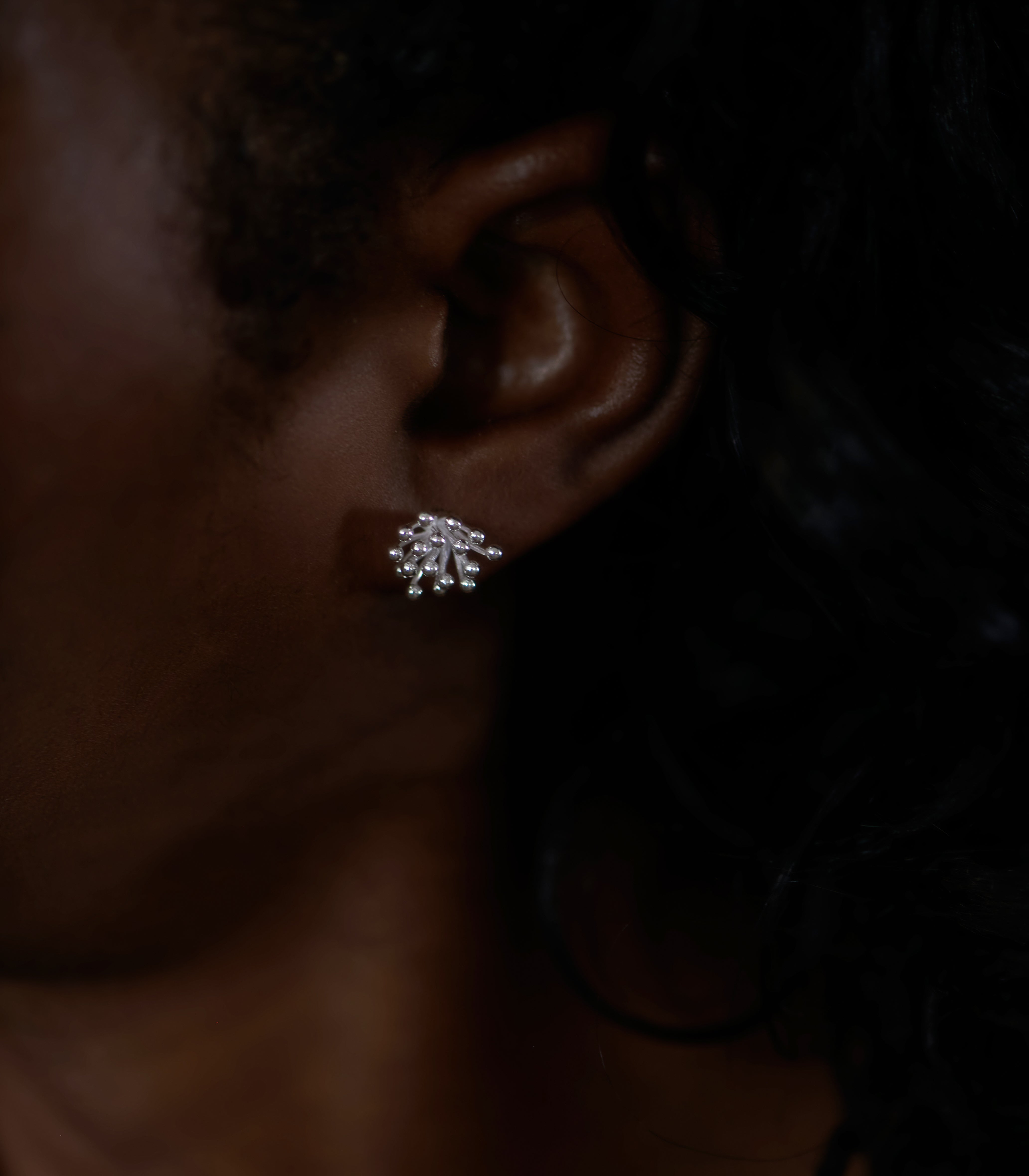 Heather Bloom Mini Stud Earrings