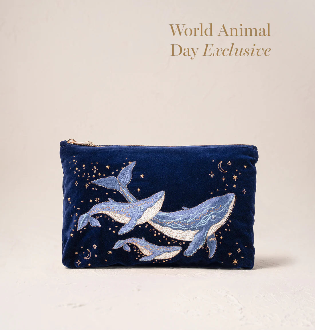 Elizabeth Scarlett Mystical Whale Everyday Pouch