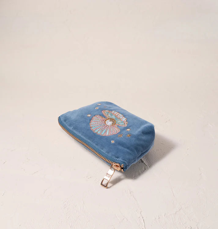 Elizabeth Scarlett Pearl Shell Coin Purse