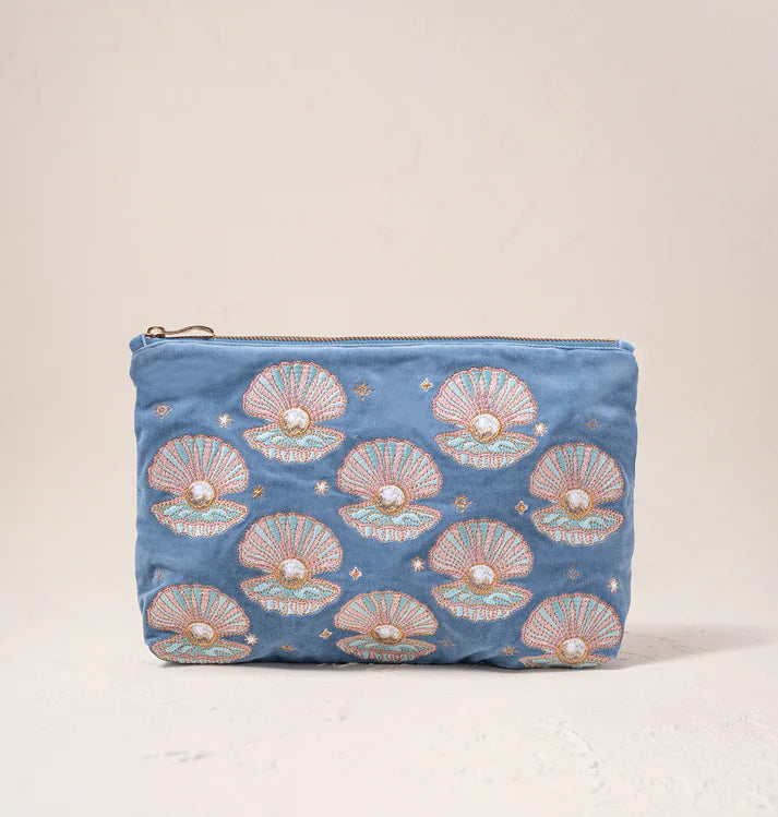 Elizabeth Scarlett Pearl Shell Everyday Pouch