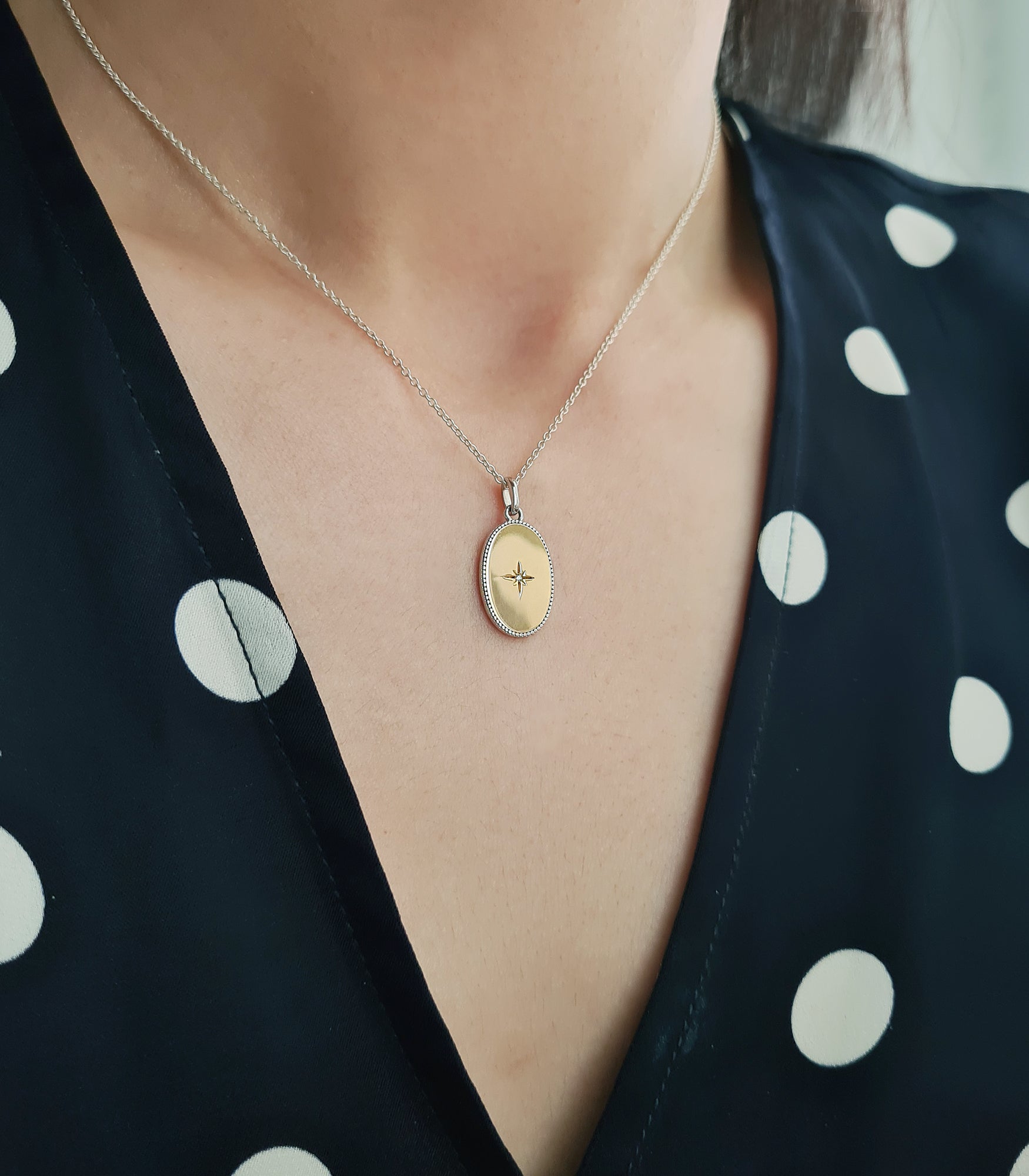 Star Shield Reversible Necklace