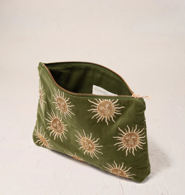 Elizabeth Scarlett Sun Goddess Everyday Pouch - Fern Green