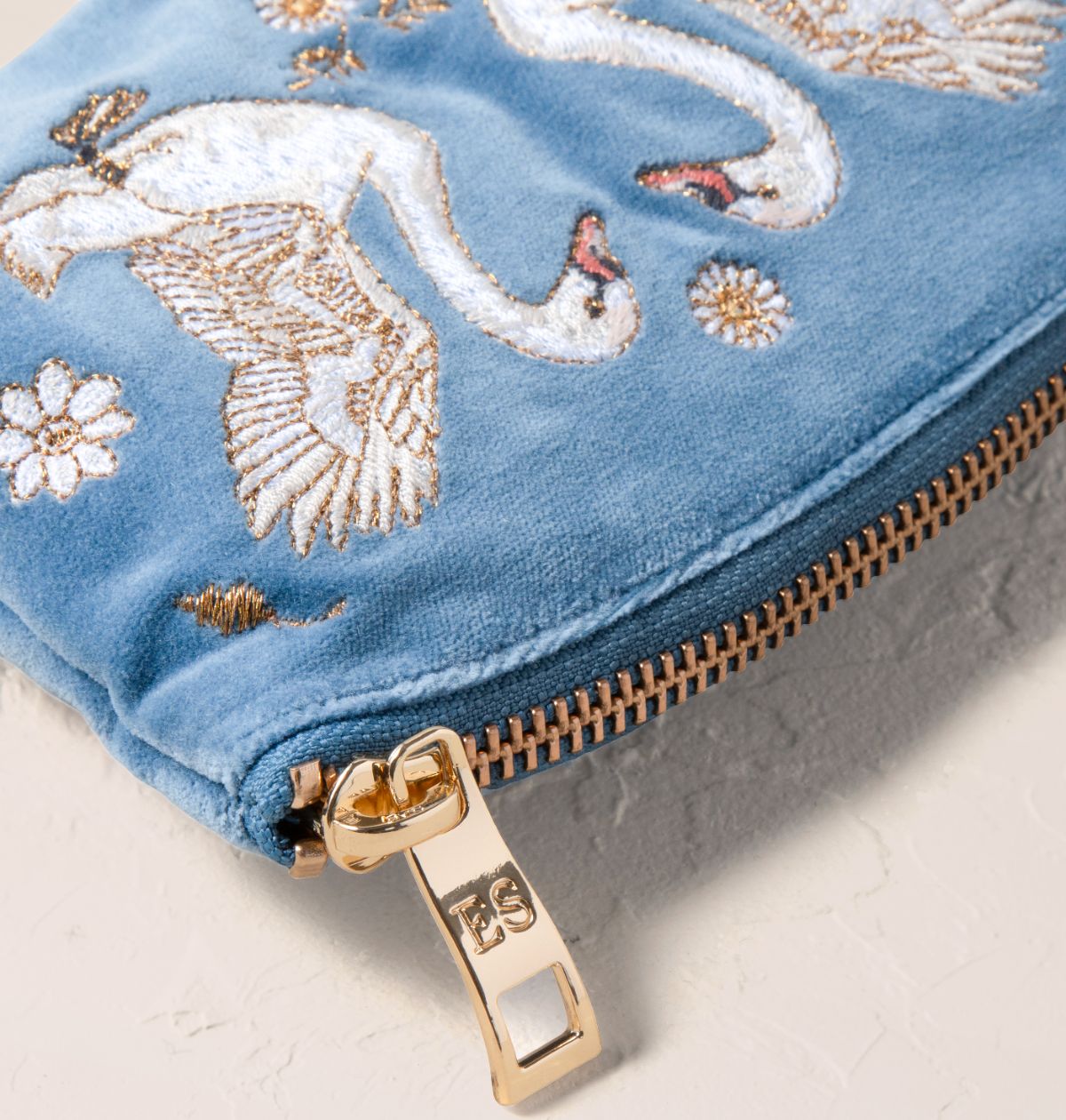 Blue Swan Garden Coin Purse