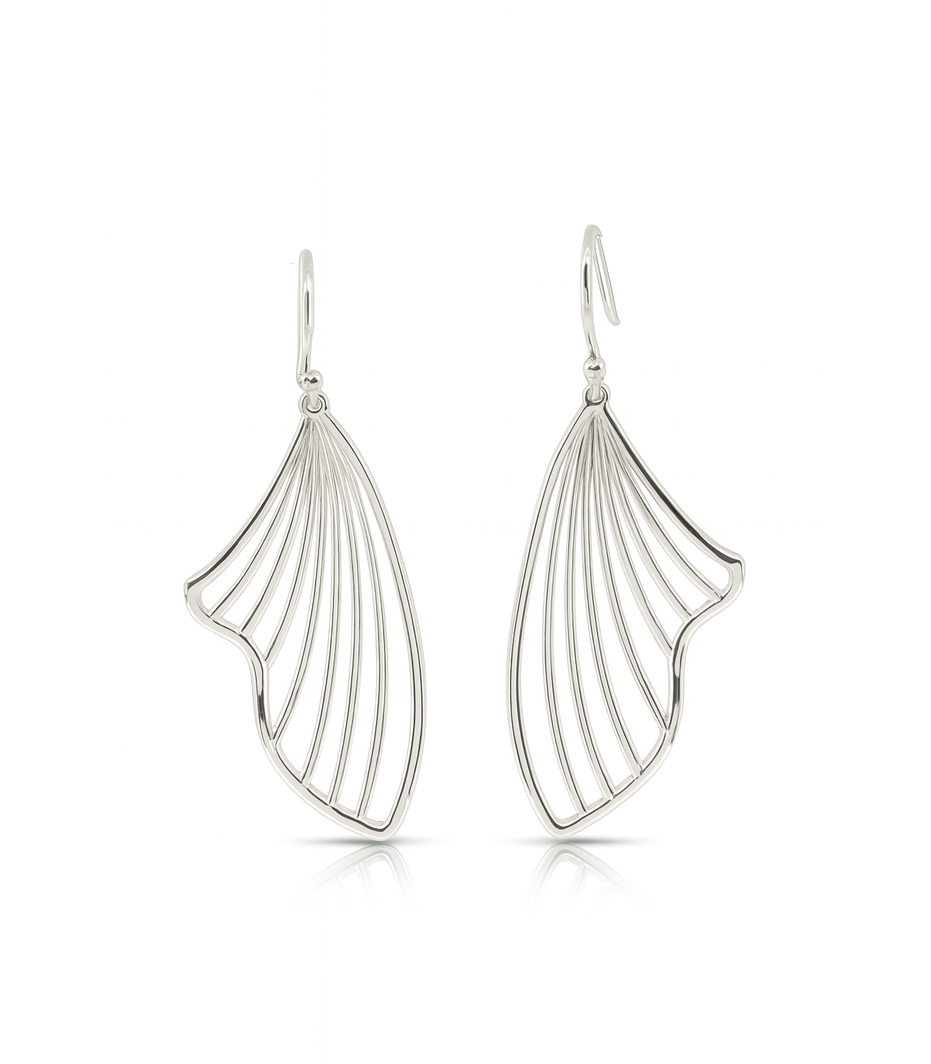 Tidal Fish Fin Drop Earrings