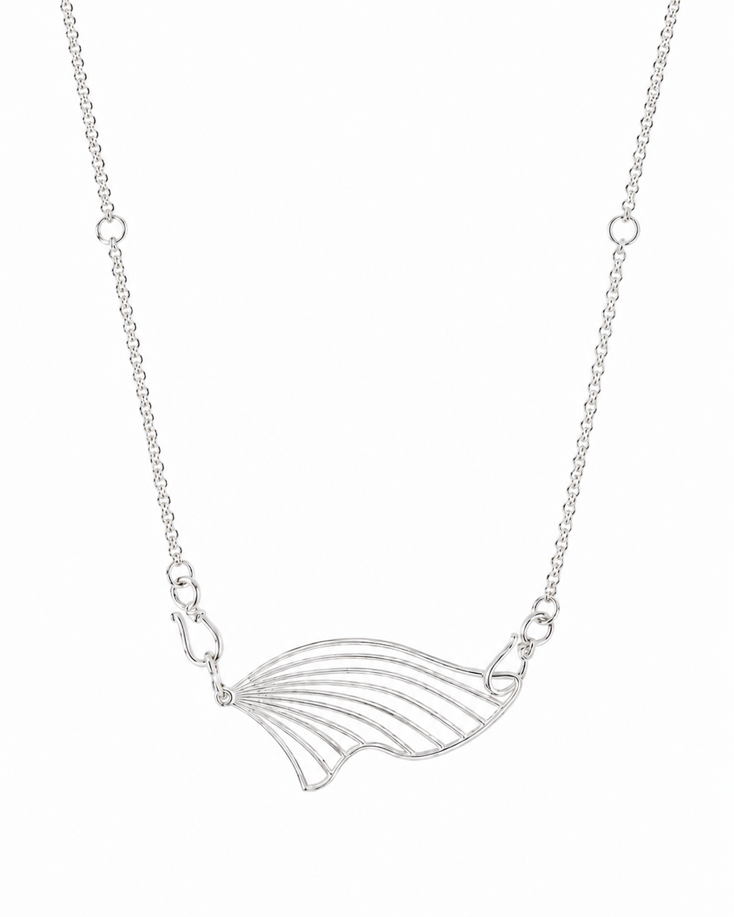 Tidal Fish Fin Necklace