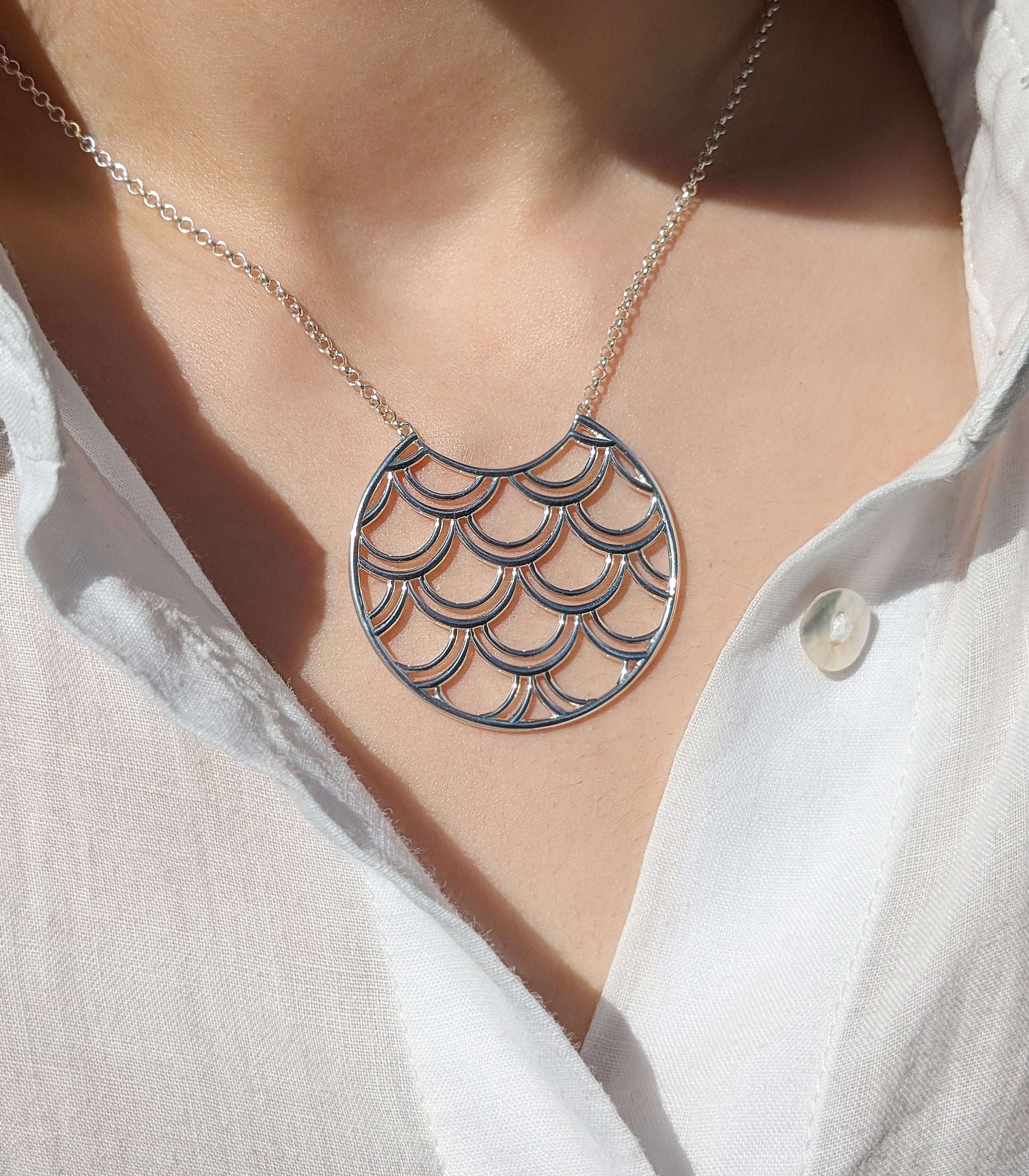 Tidal Scale Necklace