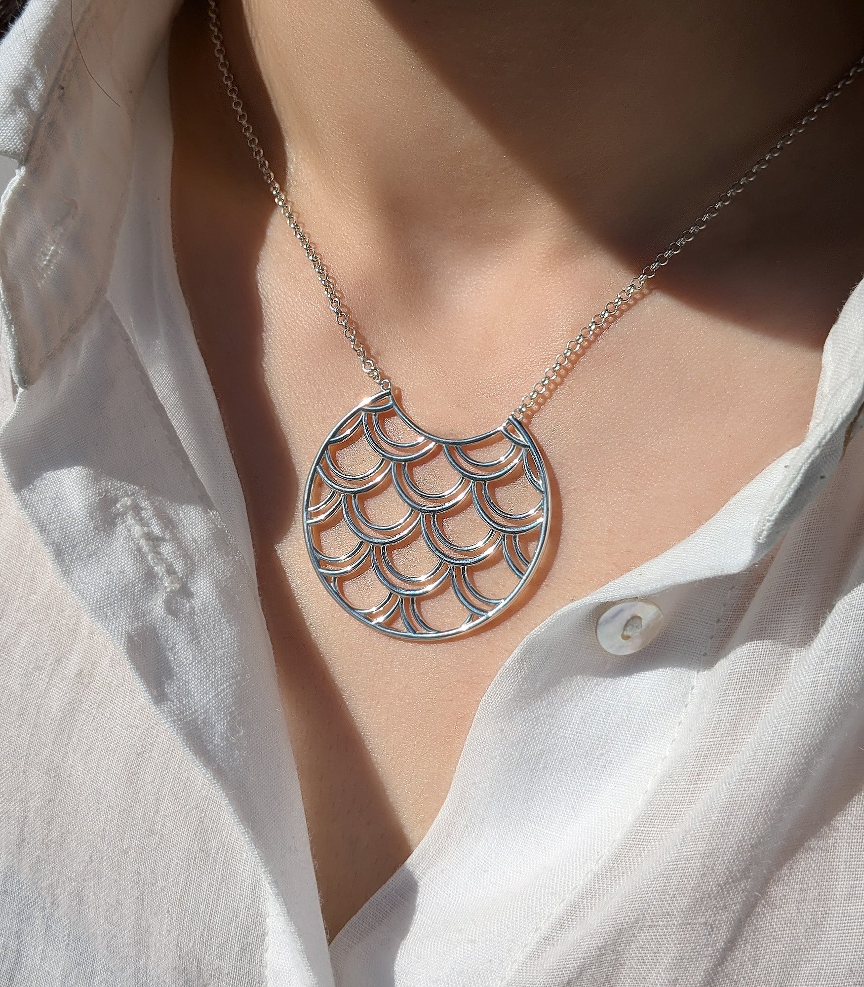 Tidal Scale Necklace