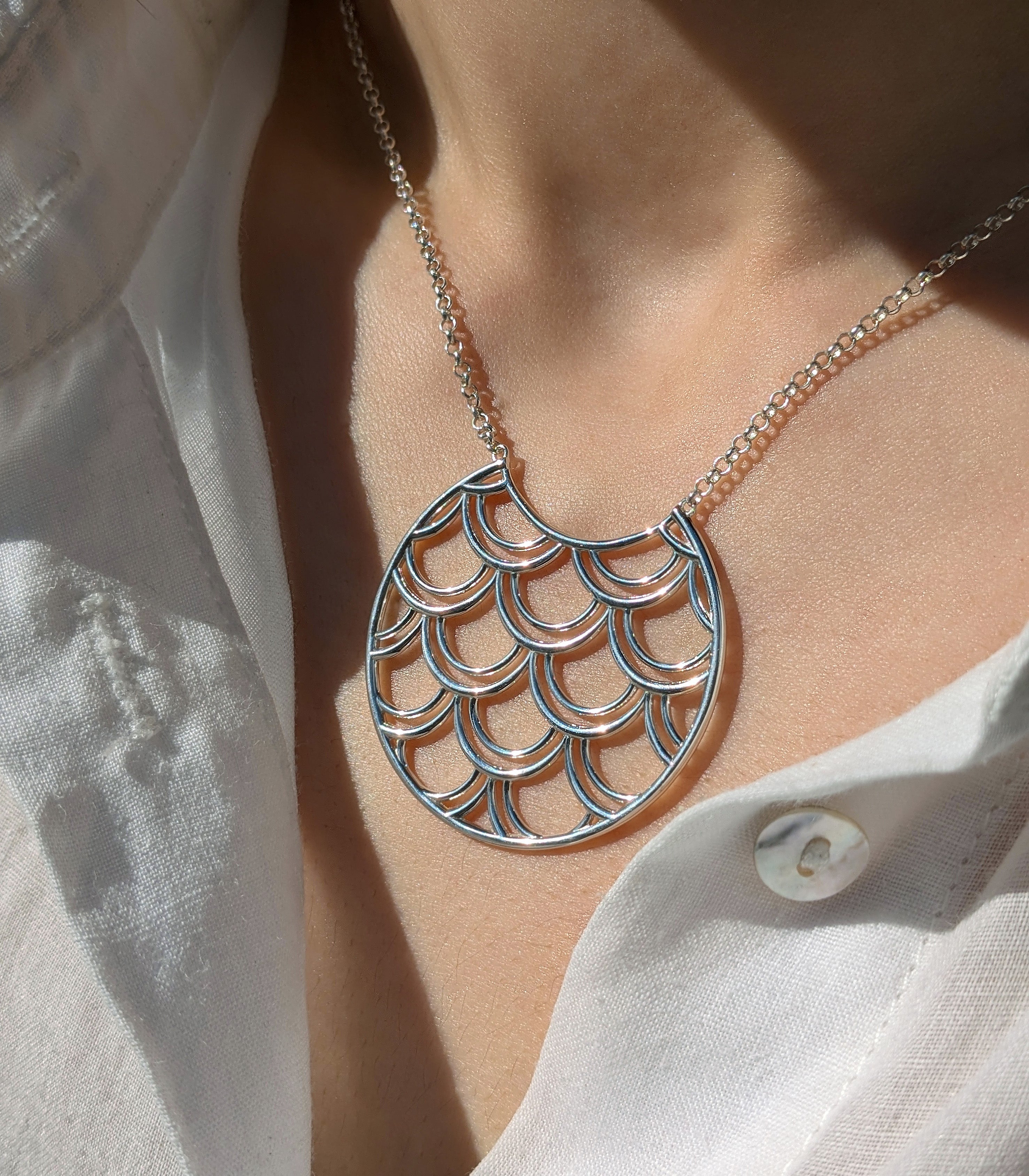Tidal Scale Necklace