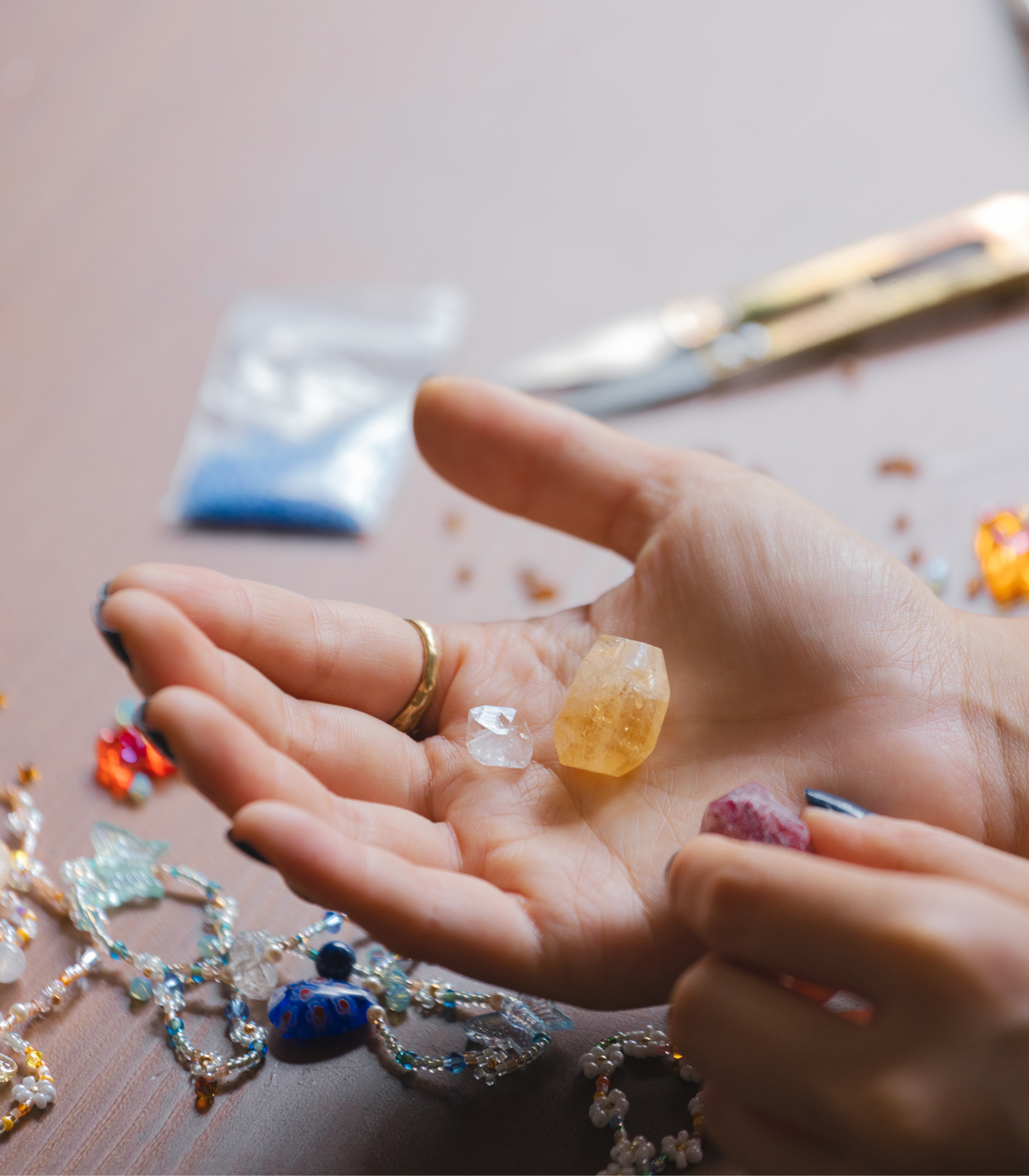Rainbow Gemstone Bead Jewellery Workshop